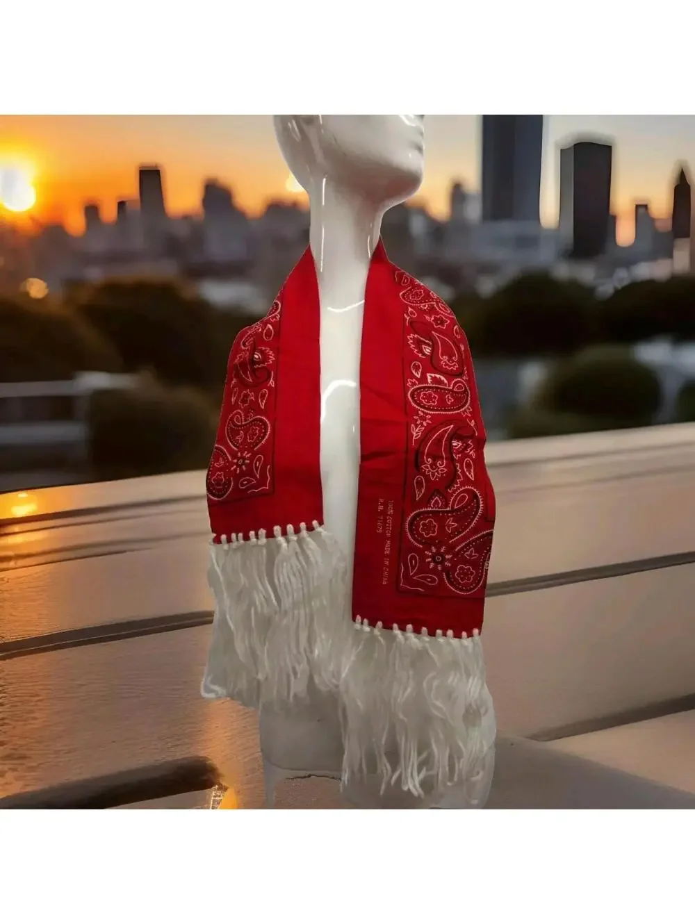 RED BANDANA COTTON sometimes greatest